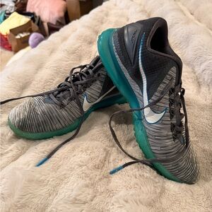 Nike Zoom Trout 3 Turf 'Grey Blue Lagoon'